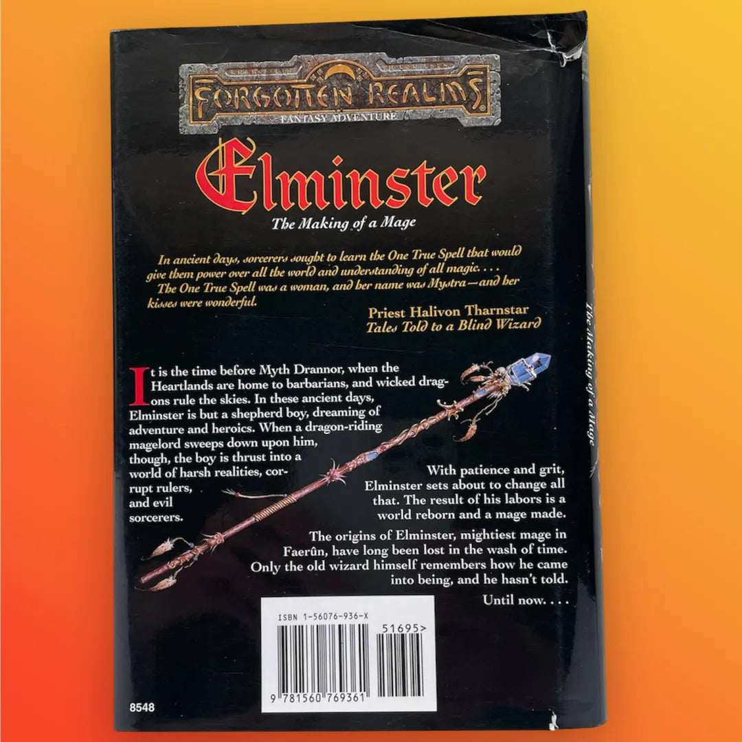 Elminster: The Making of a Mage Forgotten Realms by Ed Greenwood