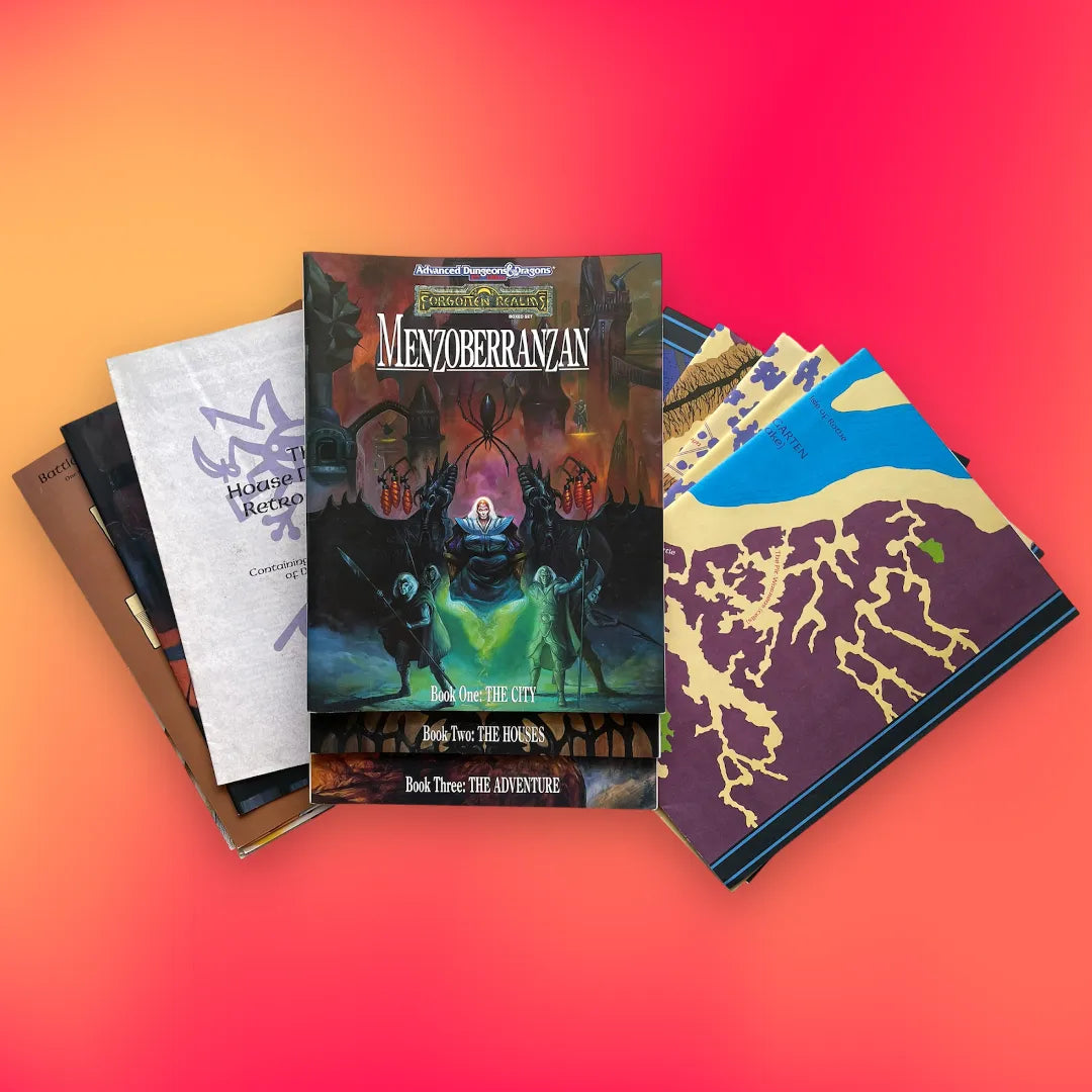 Menzoberranzan Forgotten Realms Box Set 1083 Advanced Dungeons & Dragons 2e