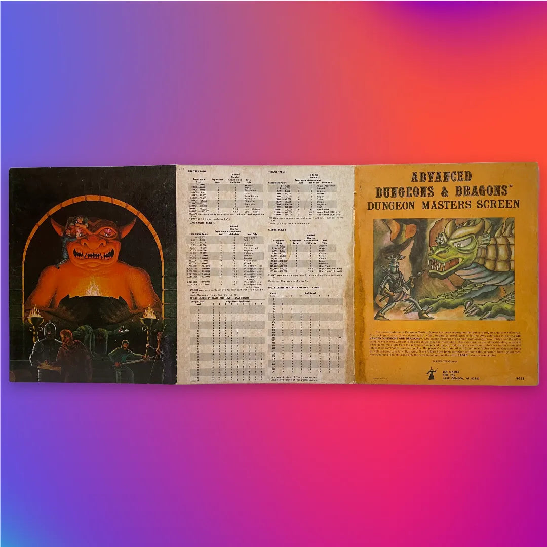 Dungeon Masters Screens REF1 9024 AD&D 1e