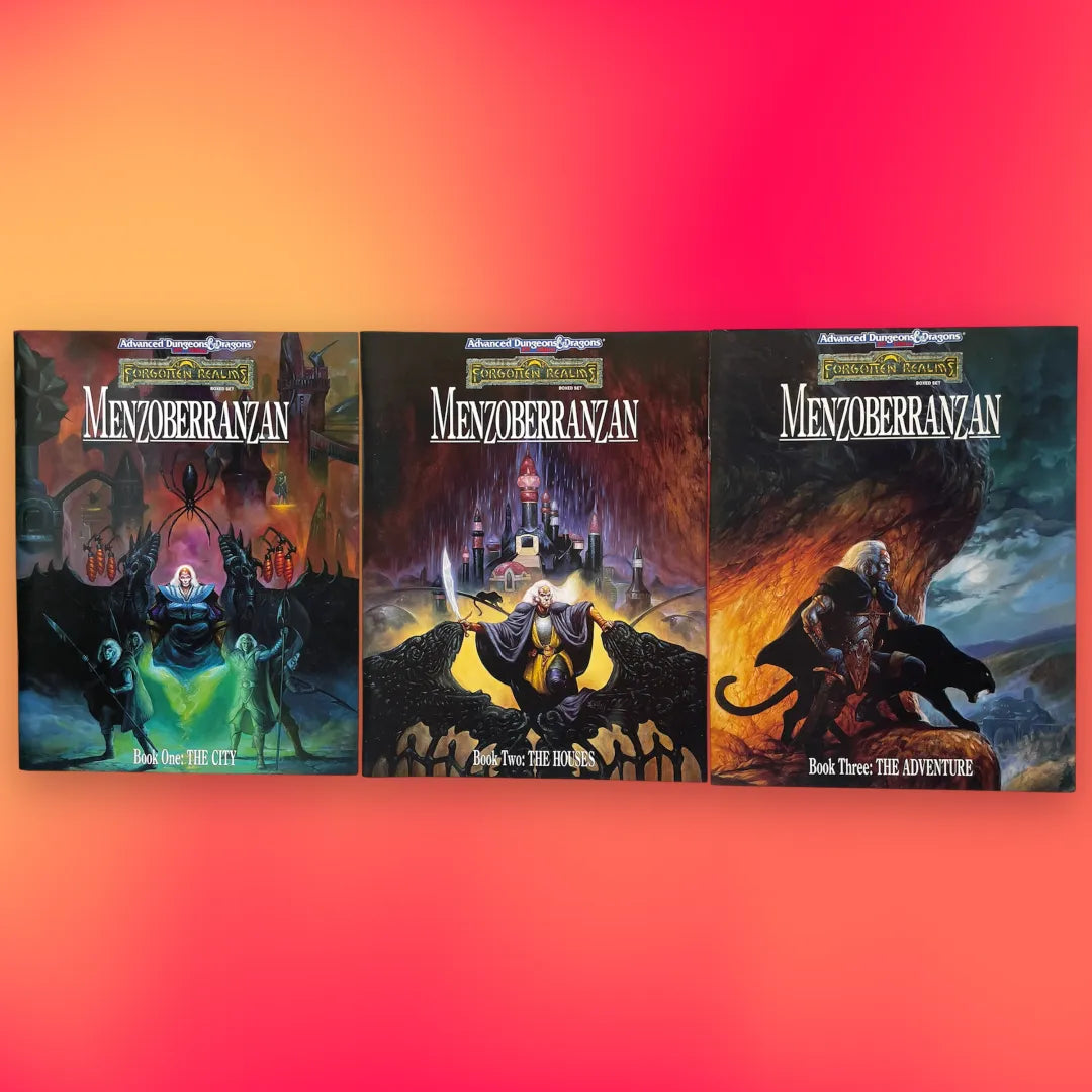 Menzoberranzan Forgotten Realms Box Set 1083 Advanced Dungeons & Dragons 2e