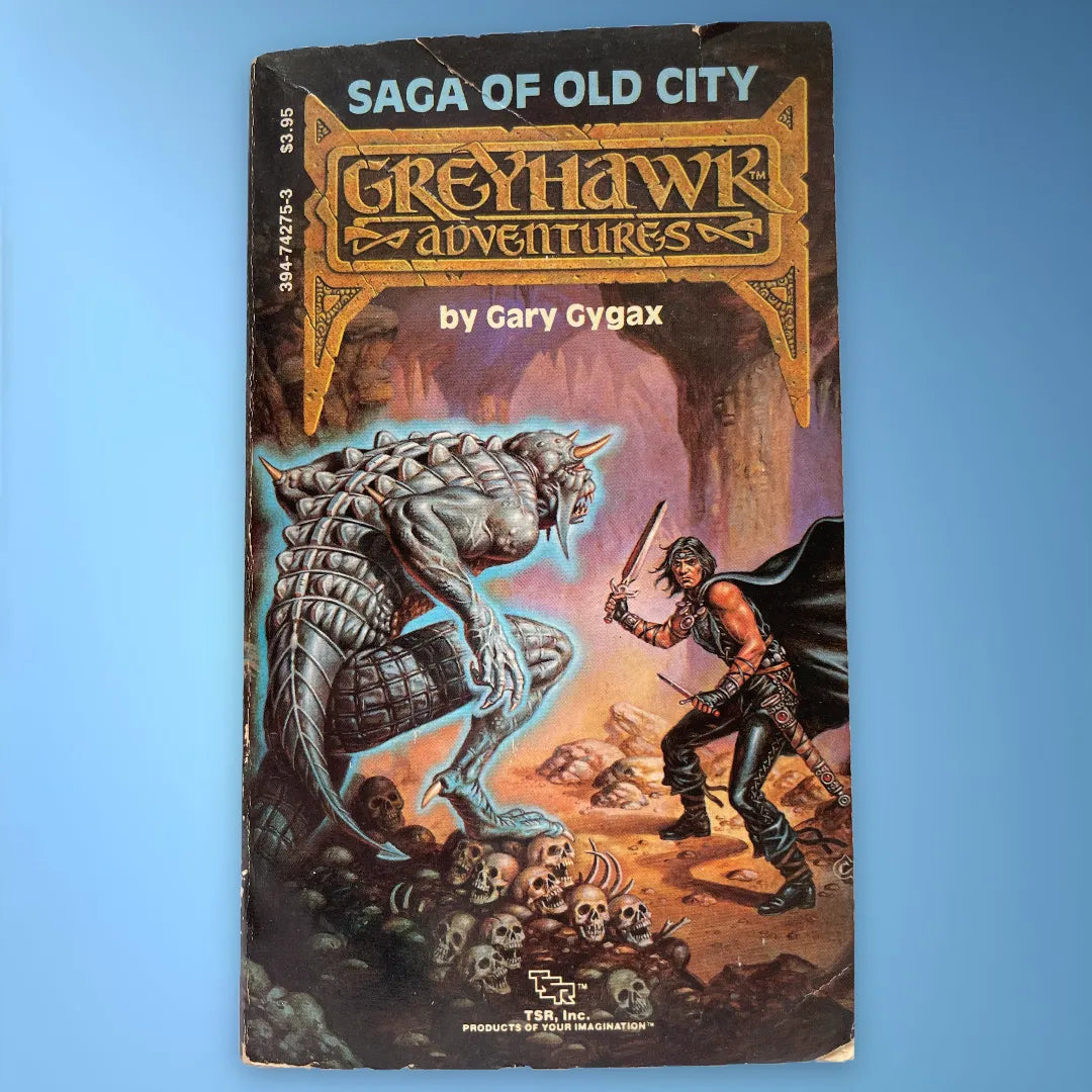 Saga of Old City Greyhawk Adventures Book 1 by Gary Gygax (1985) - Lichyard Games