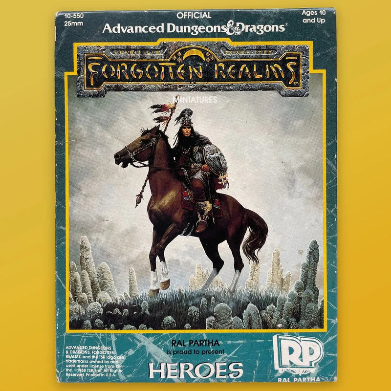 Heroes Forgotten Realms Ral Partha Advanced Dungeons & Dragons