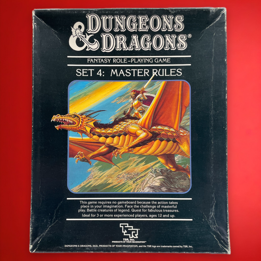 Dungeons & Dragons Master Rules Set 4 1021 Box Set