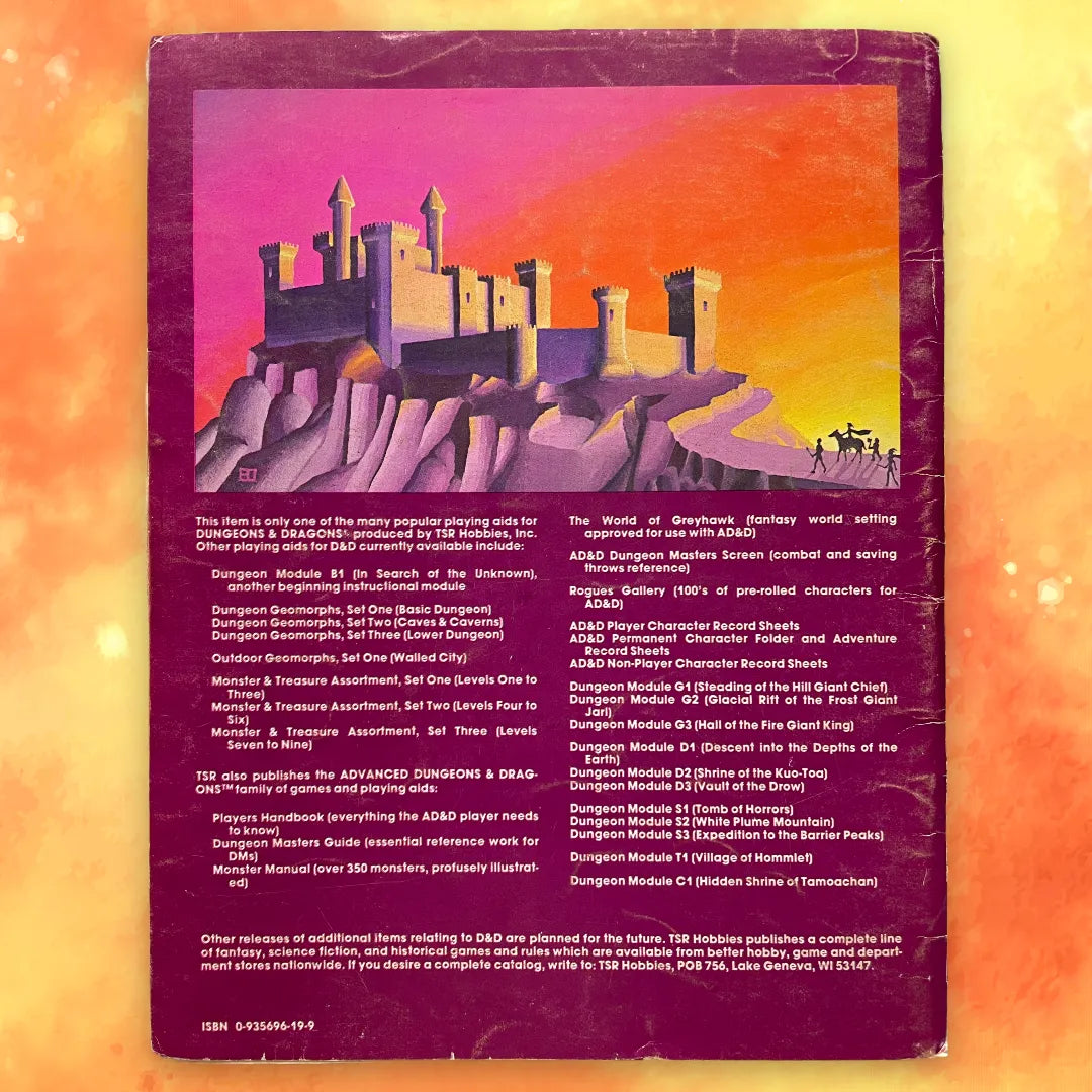The Keep on the Borderlands B2 9034 Dungeons & Dragons - Lichyard Games
