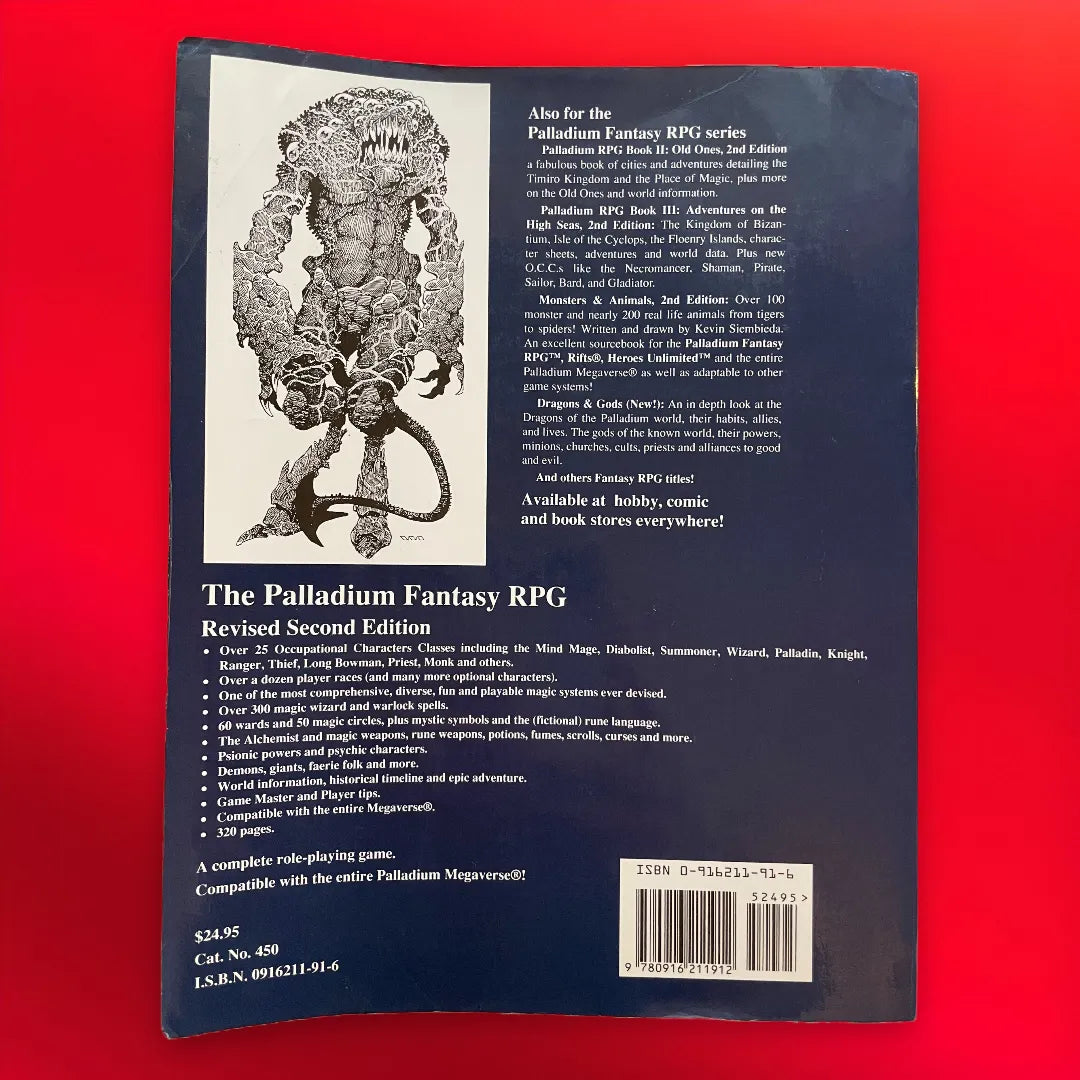 Palladium Fantasy Role-playing Game 2e - Lichyard Games