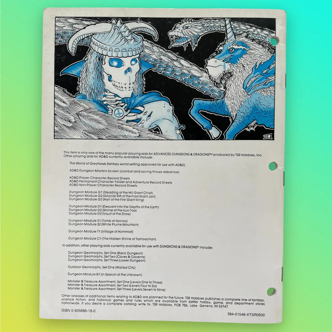 The Rogues Gallery 9031 Advanced Dungeons & Dragons