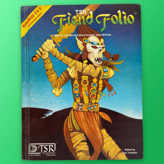Fiend Folio 2012 Advanced Dungeons & Dragons 1e