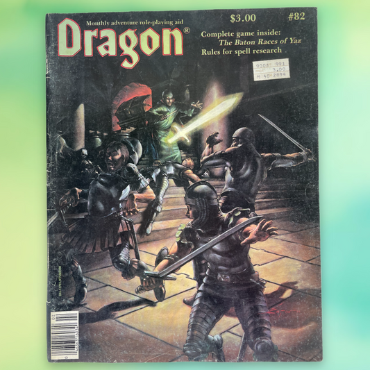 Dragon Magazine #82 February 1984 TSR