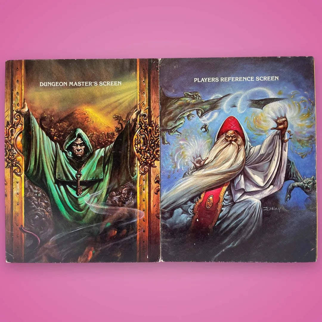 Dungeon Masters and Players Screens REF1 AD&D 1e