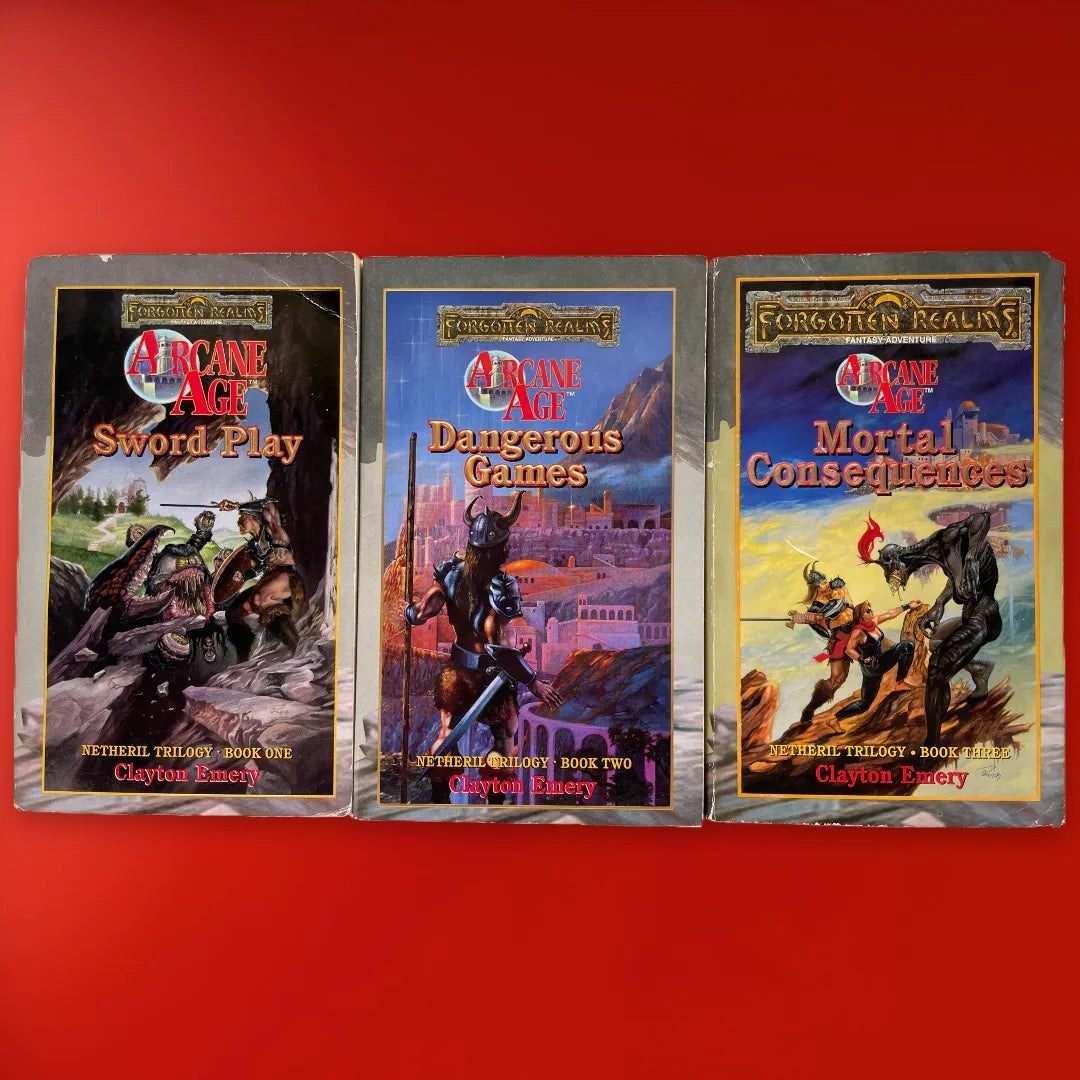 The Netheril Trilogy Forgotten Realms by Clayton Emery (1998) - Lichyard Games