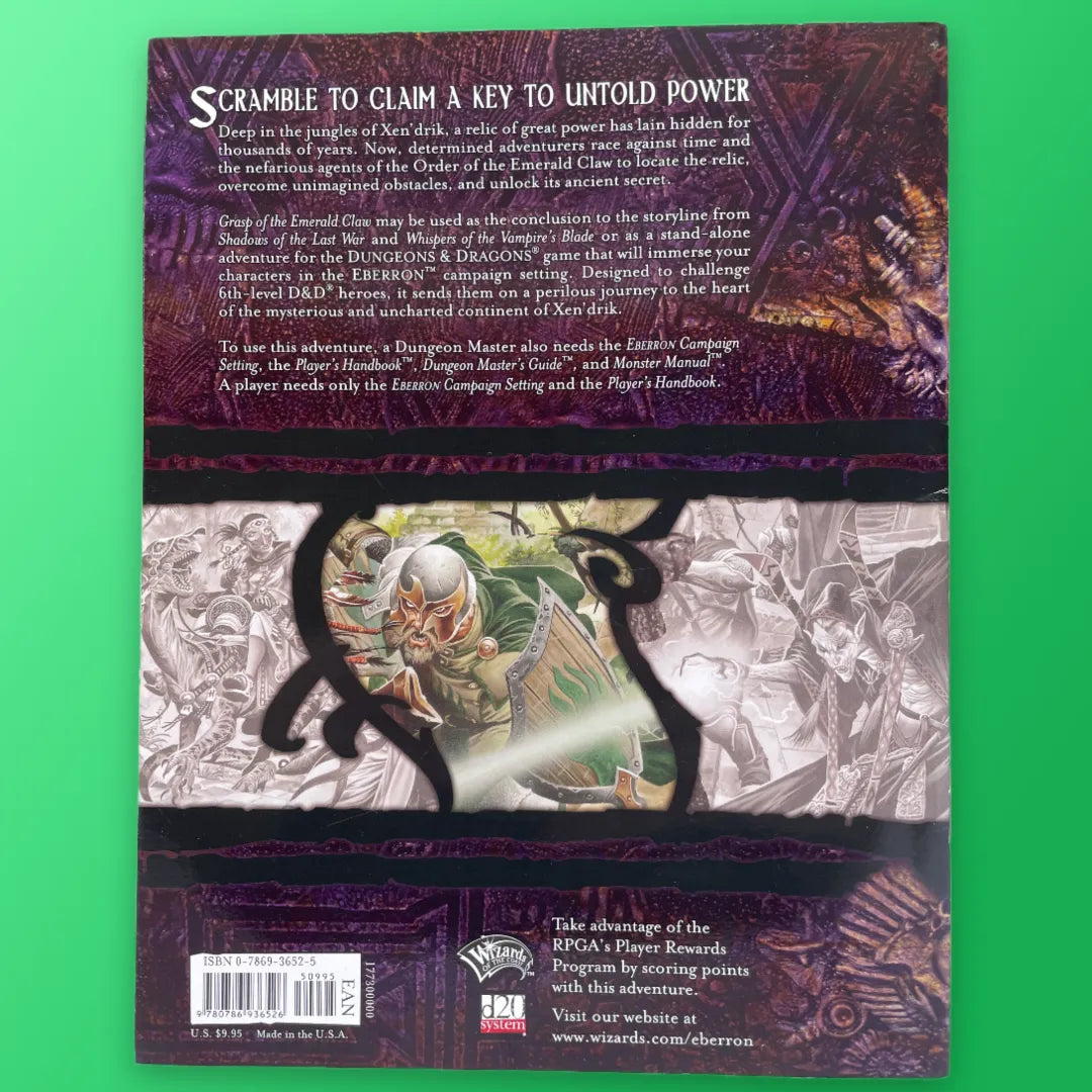 Grasp of the Emerald Claw Eberron Dungeons & Dragons 3.5