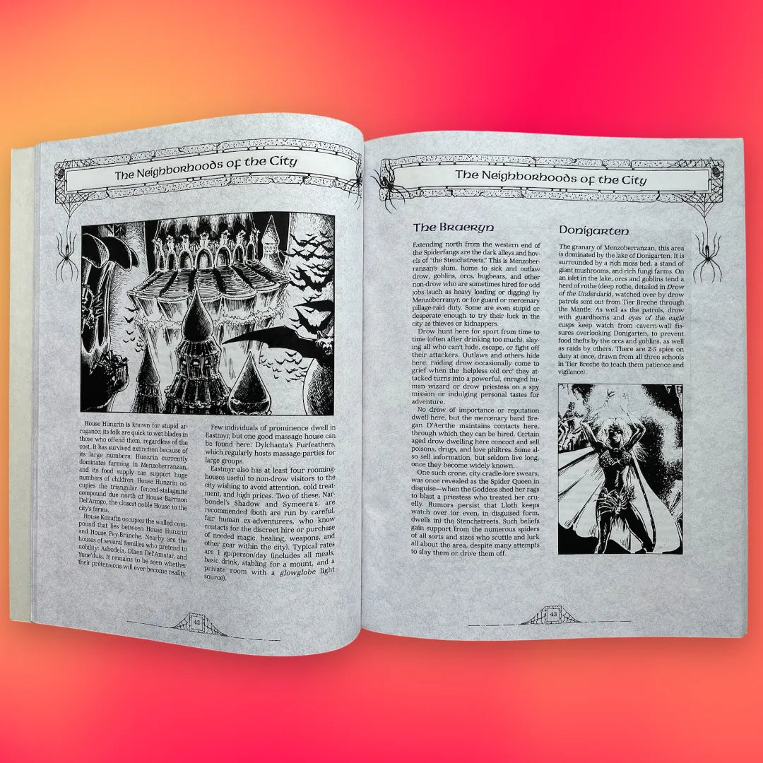 Menzoberranzan Forgotten Realms Box Set 1083 Advanced Dungeons & Dragons 2e