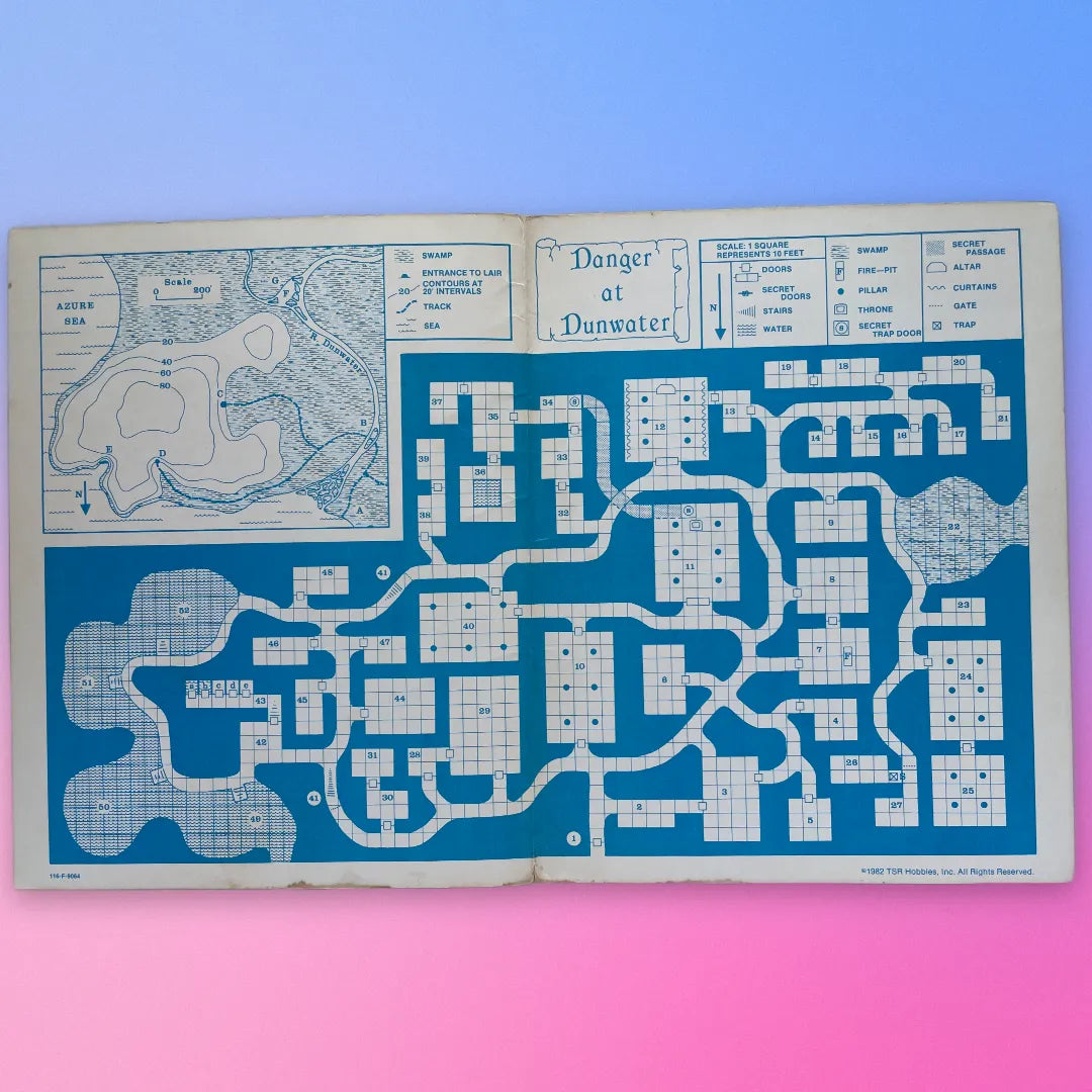 Danger at Dunwater U2 9064 Advanced Dungeons & Dragons 1e