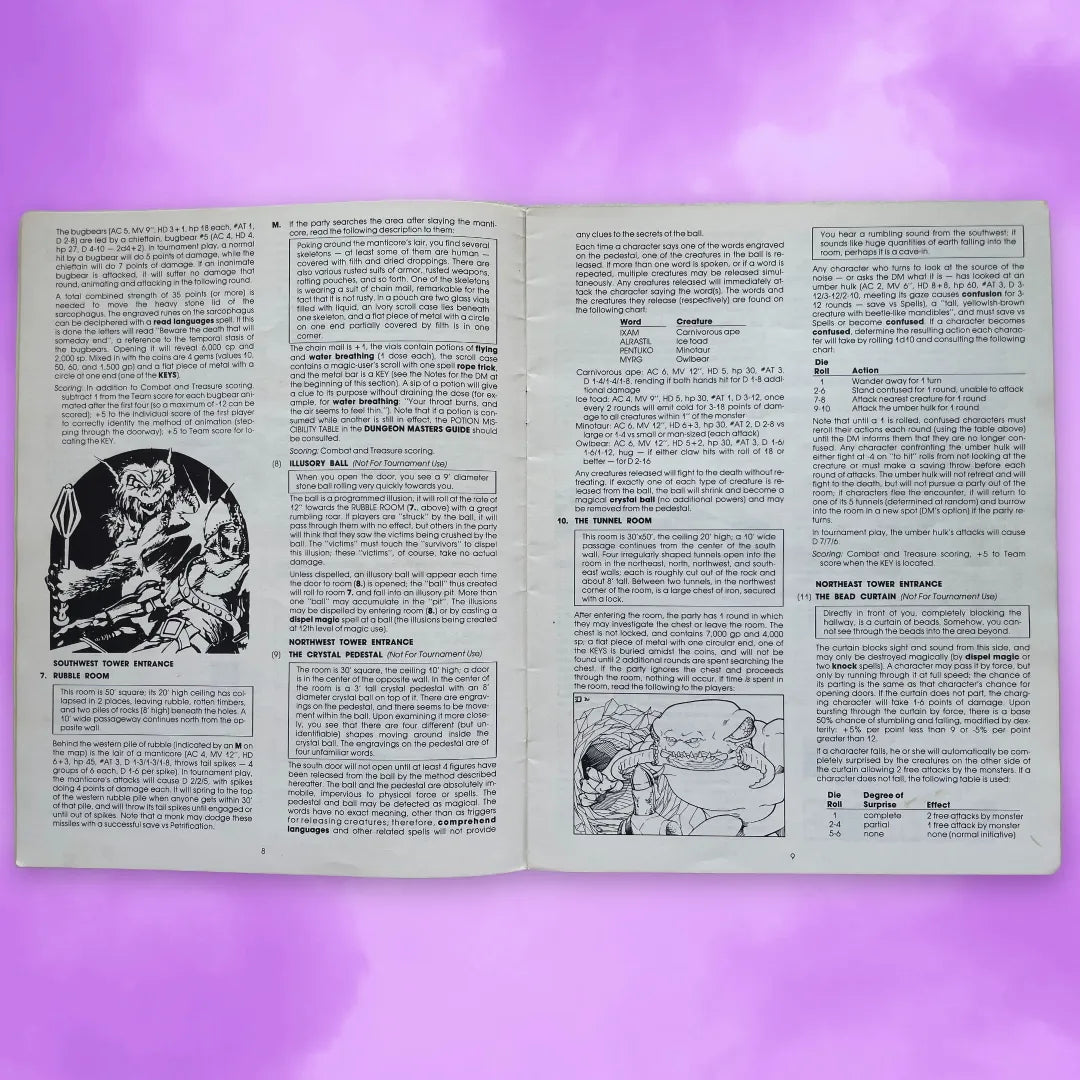 The Ghost Tower of Inverness C2 9038 AD&D 1e