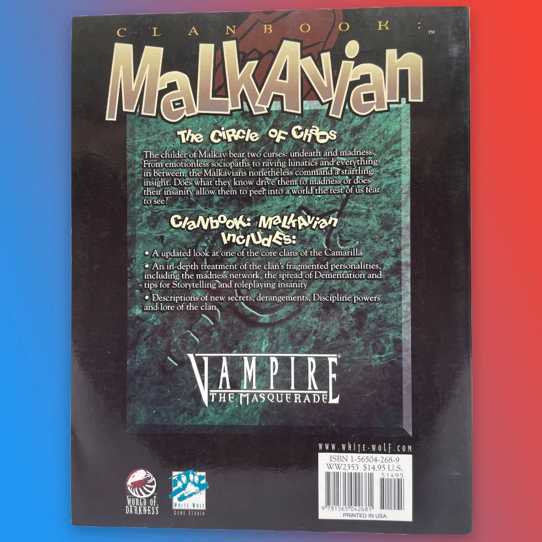 Clanbook: Malkavian Vampire: The Masquerade White Wolf