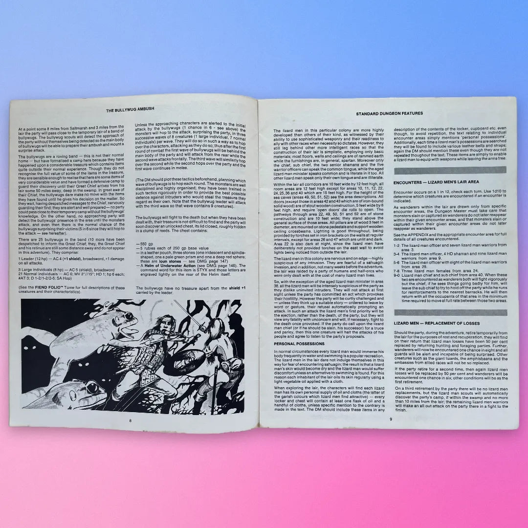 Danger at Dunwater U2 9064 Advanced Dungeons & Dragons 1e