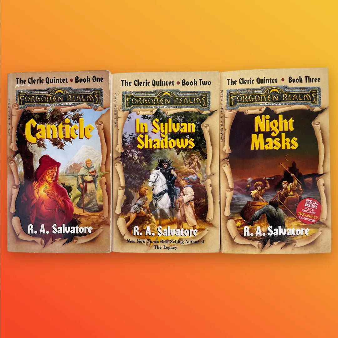 Forgotten Realms: The Cleric Quintet, Books 1-3 by R.A. Salvatore
