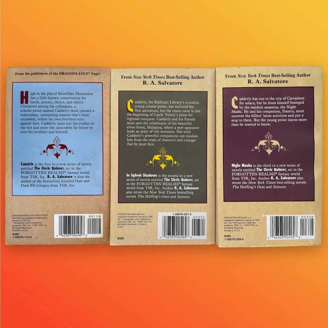 Forgotten Realms: The Cleric Quintet, Books 1-3 by R.A. Salvatore