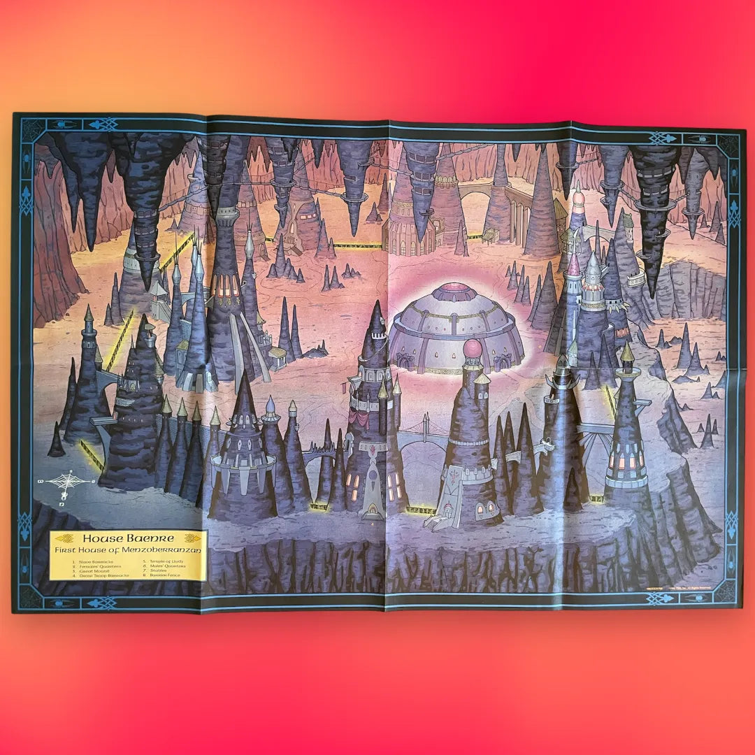 Menzoberranzan Forgotten Realms Box Set 1083 Advanced Dungeons & Dragons 2e
