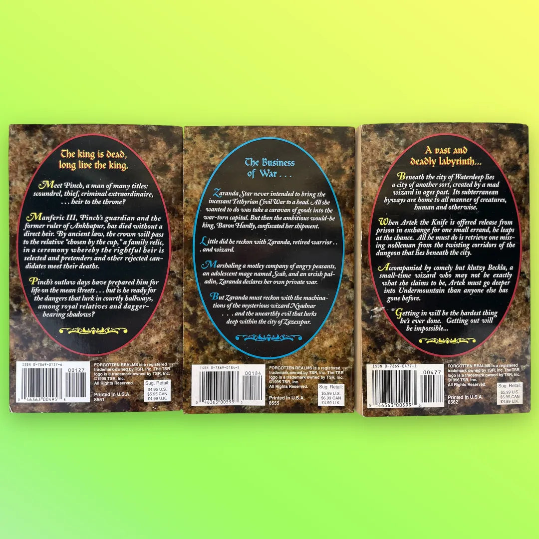 Forgotten Realms: The Nobles, Books 1-3