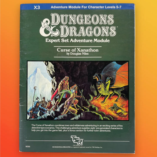 Curse of Xanathon X3 9056 Dungeons & Dragons