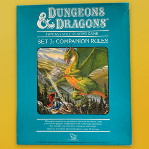 Dungeons & Dragons Companion Rules Set 3 1013 Box Set