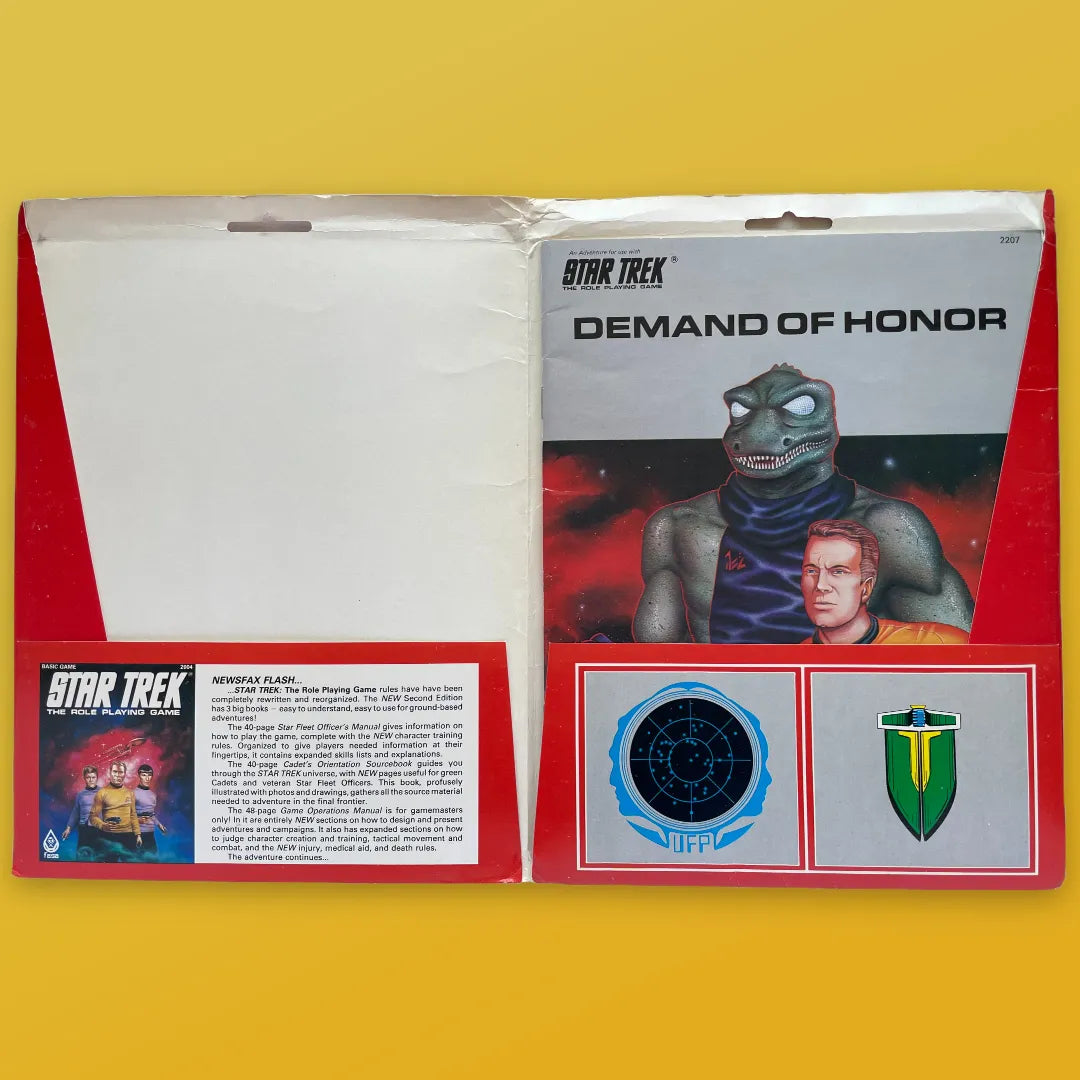 Demand of Honor 2207 Star Trek RPG FASA