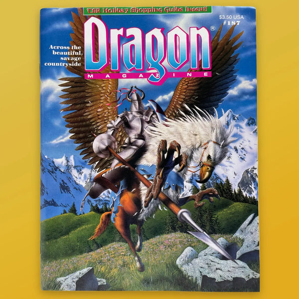 Dragon Magazine #187 November 1992 TSR