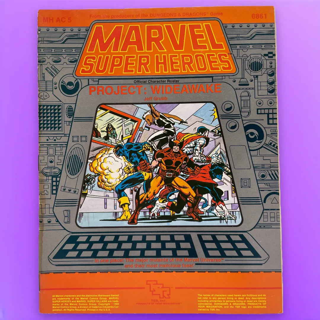 Project: WideAwake MH AC 5 Marvel Super Heroes TSR