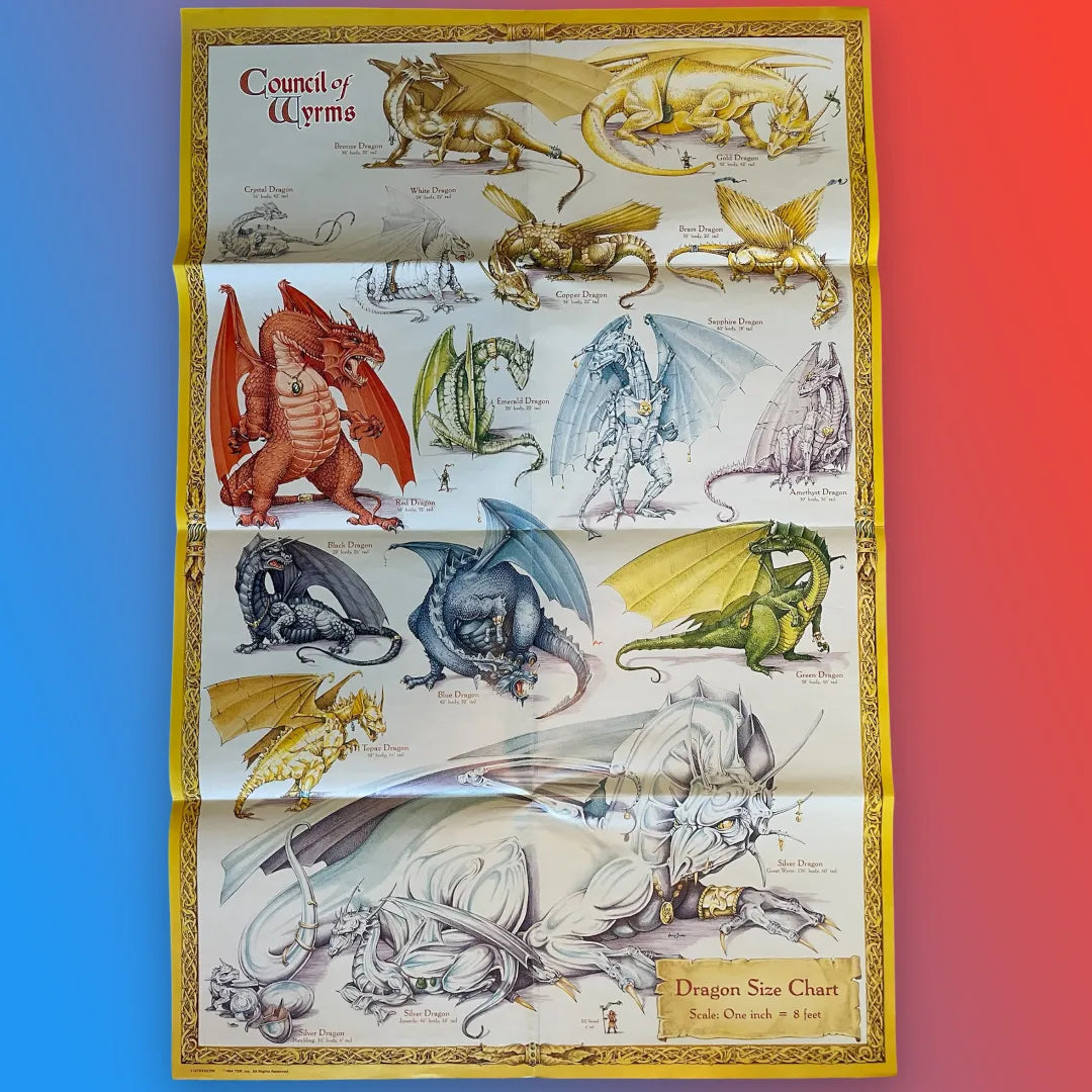 Council of Wyrms Box Set 1107 Advanced Dungeons & Dragons 2e