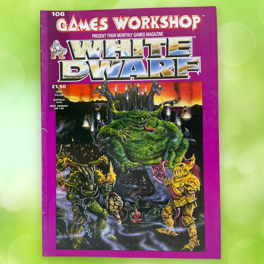 White Dwarf Magazine #106 October 1988 Games Workshop
