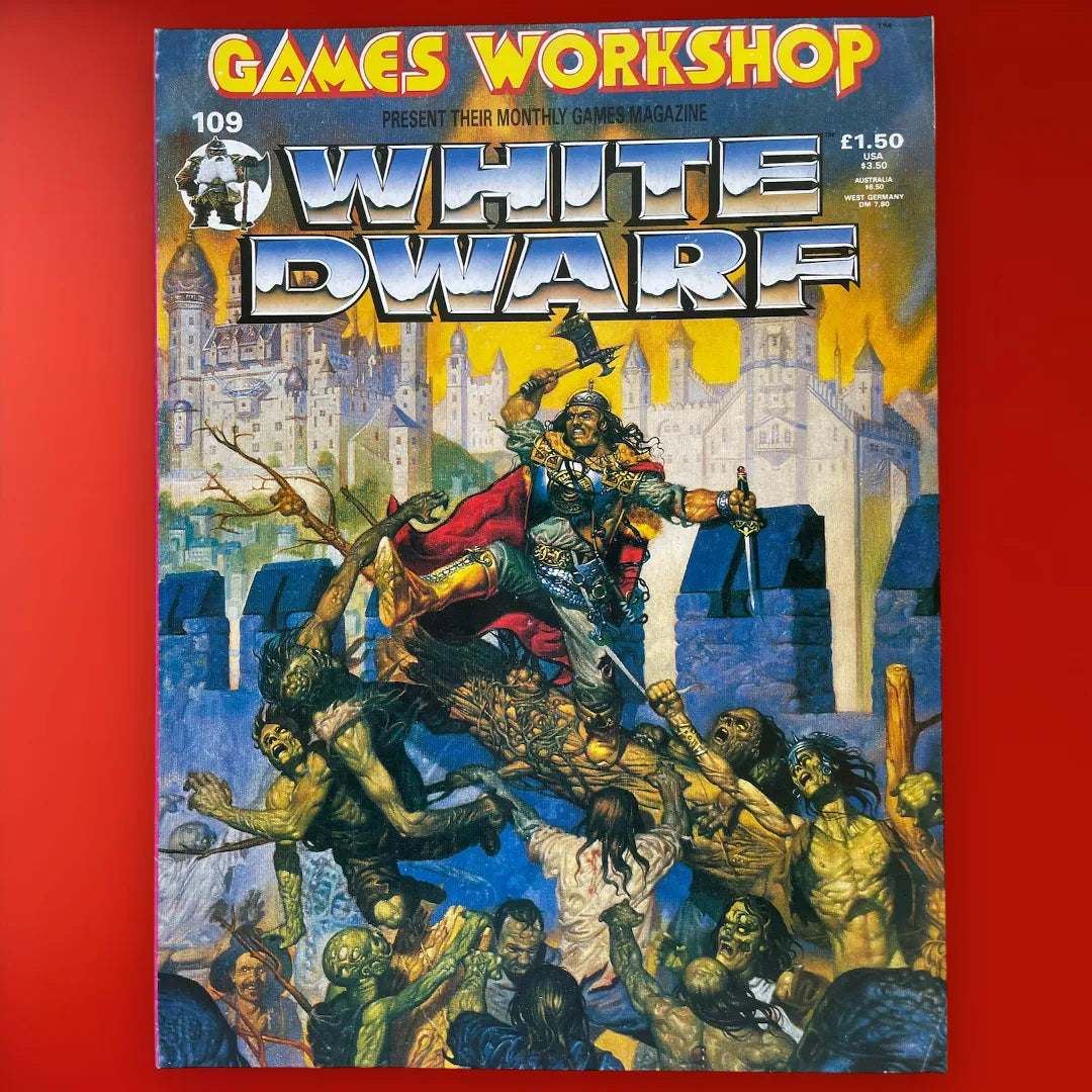 White Dwarf Magazine #109 January 1989 Games Workshop