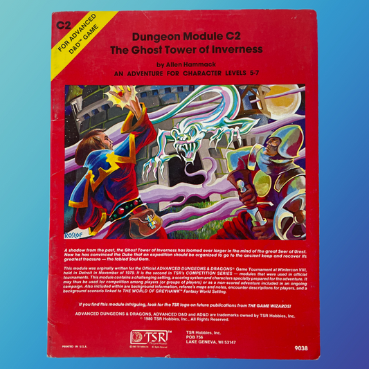 The Ghost Tower of Inverness C2 9038 AD&D 1e