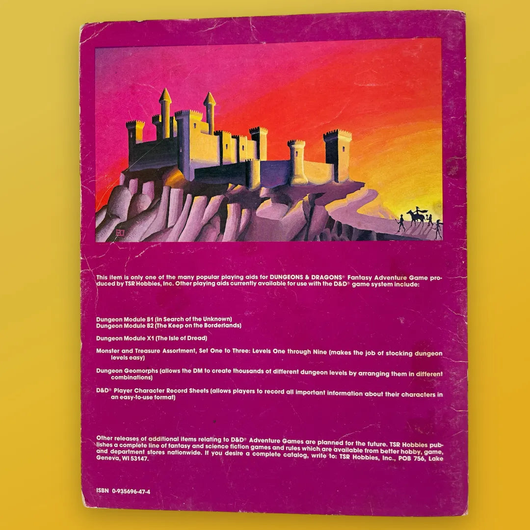 The Keep on the Borderlands B2 9034 Dungeons & Dragons