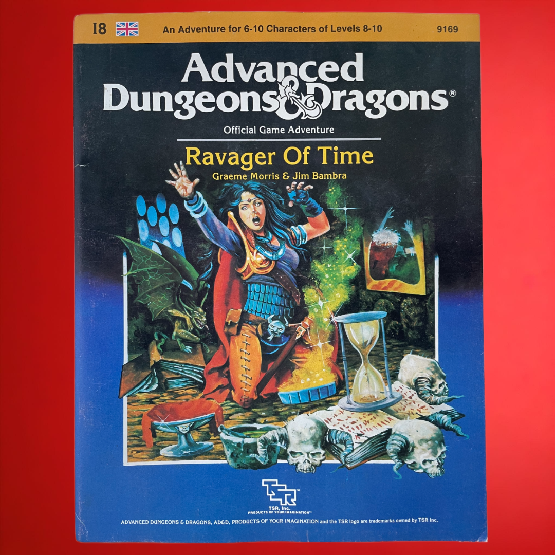 Ravager of Time I8 9169 Advanced Dungeons & Dragons 1e