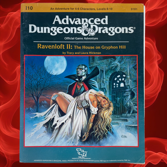 Ravenloft II: The House on Gryphon Hill I10 9181 AD&D 1e