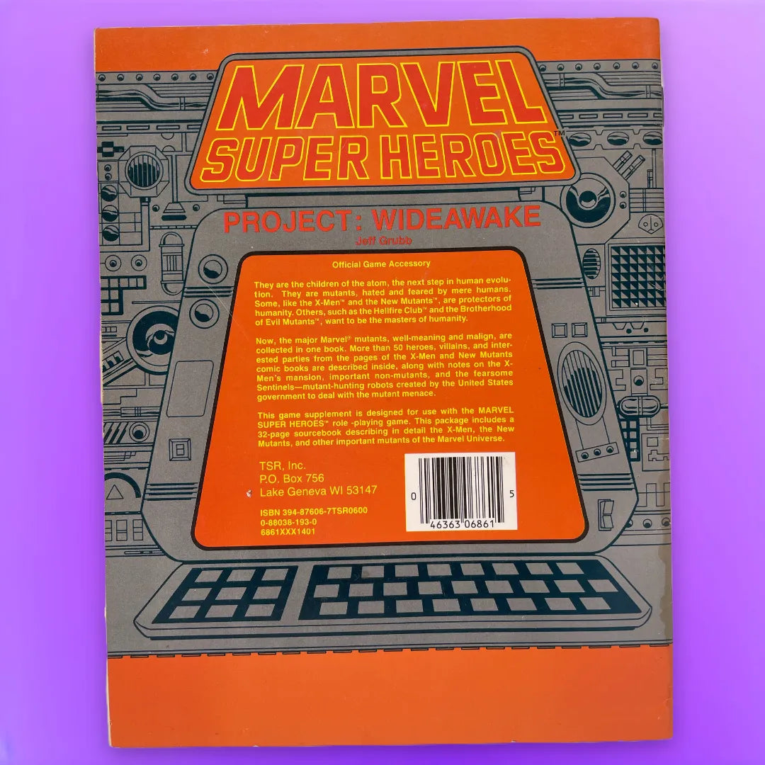 Project: WideAwake MH AC 5 Marvel Super Heroes TSR