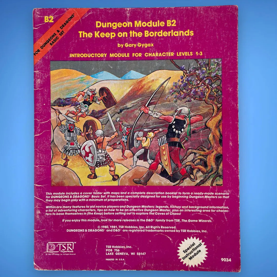 The Keep on the Borderlands B2 9034 Dungeons & Dragons