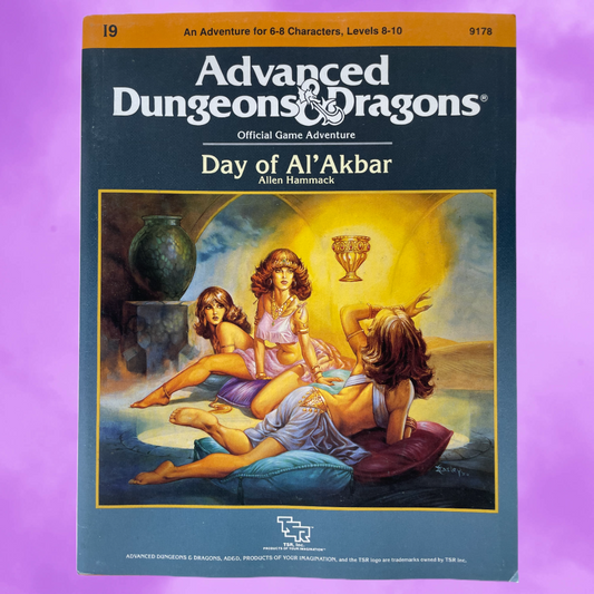Day of Al'Akbar I9 9178 Advanced Dungeons & Dragons 1e