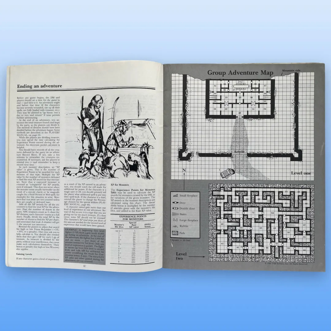 Dungeons & Dragons Dungeon Masters Rulebook 1983