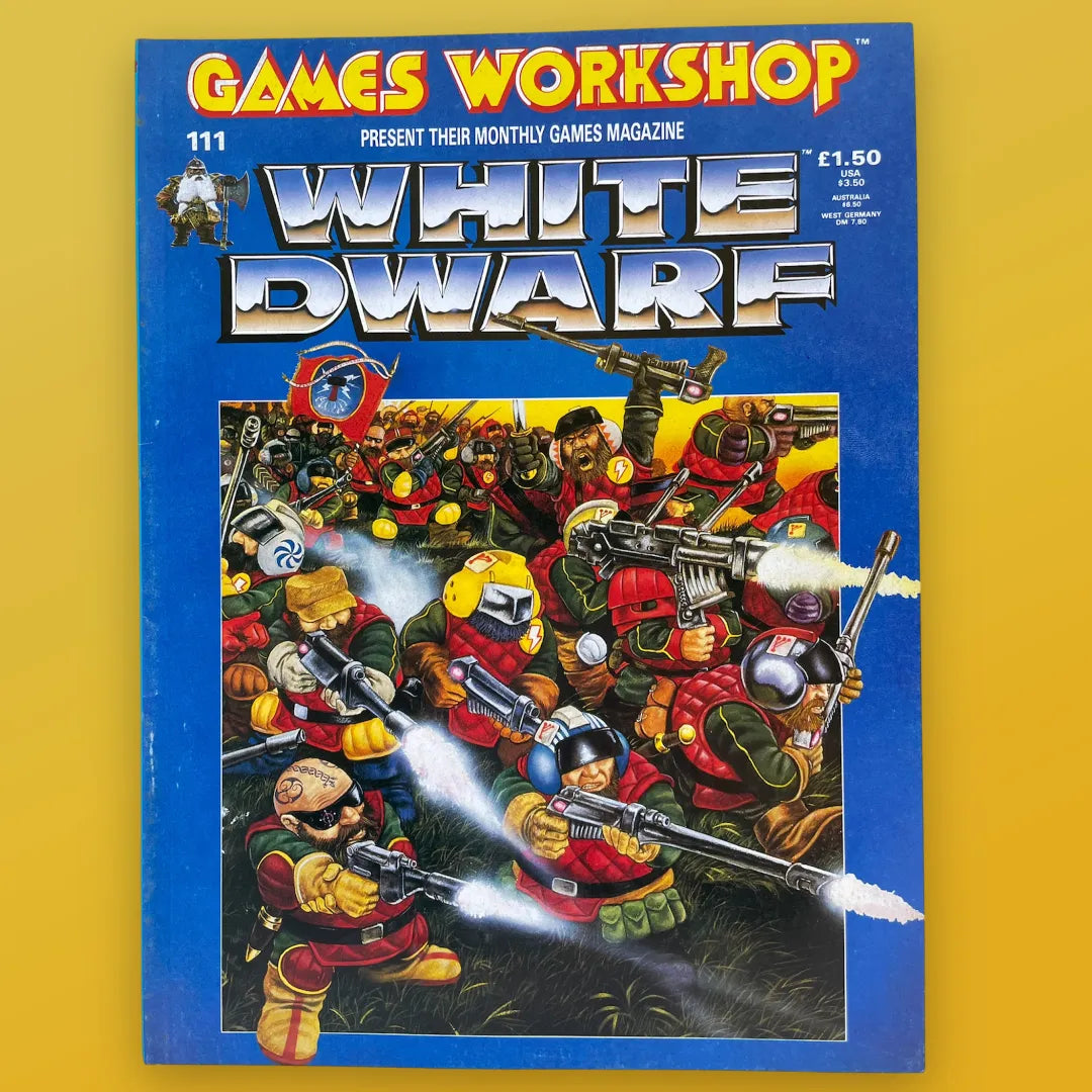 White Dwarf Magazine #111 March 1989 Games Workshop