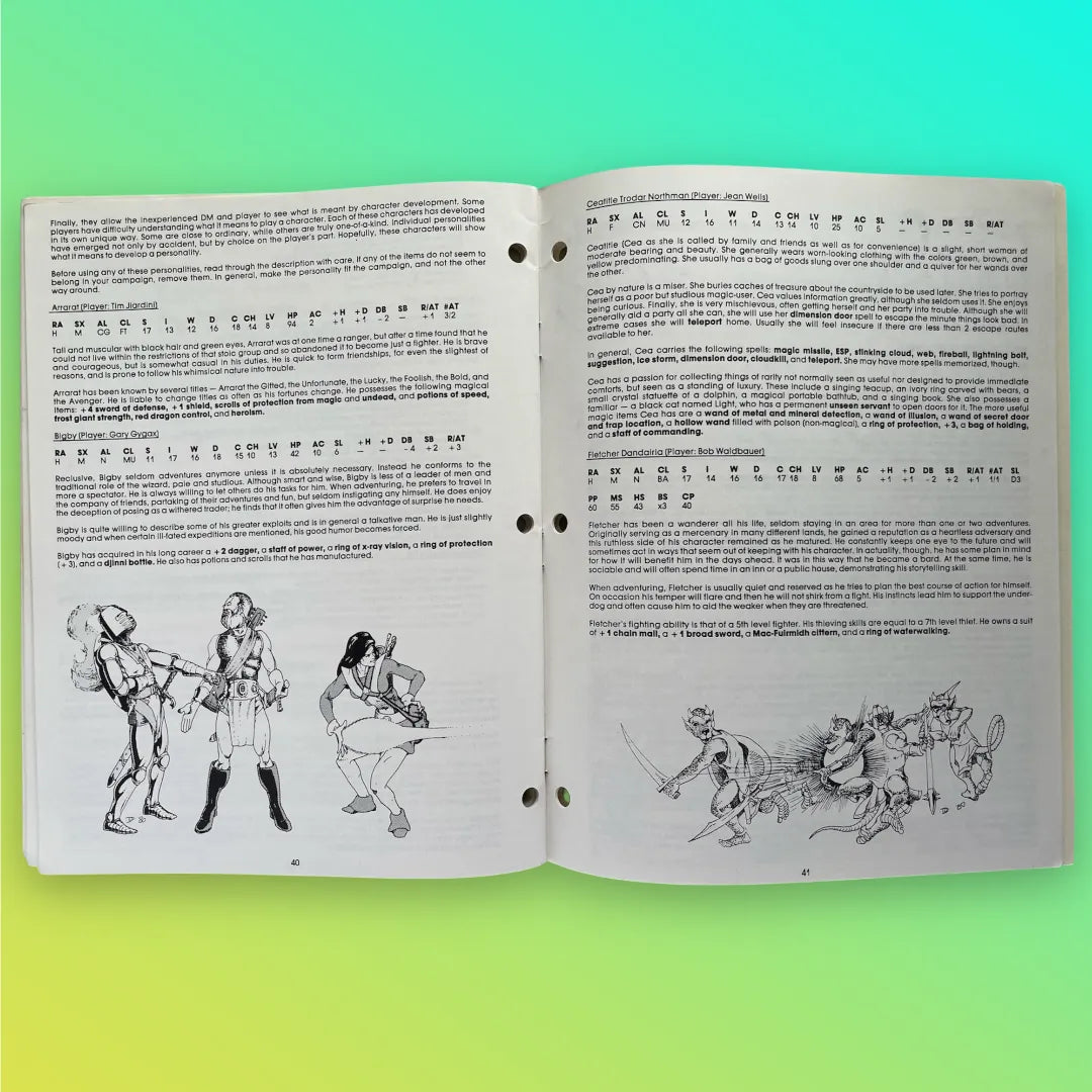 The Rogues Gallery 9031 Advanced Dungeons & Dragons