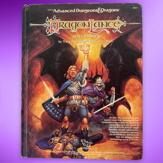 Dragonlance Adventures 2021 Advanced Dungeons & Dragons 1e