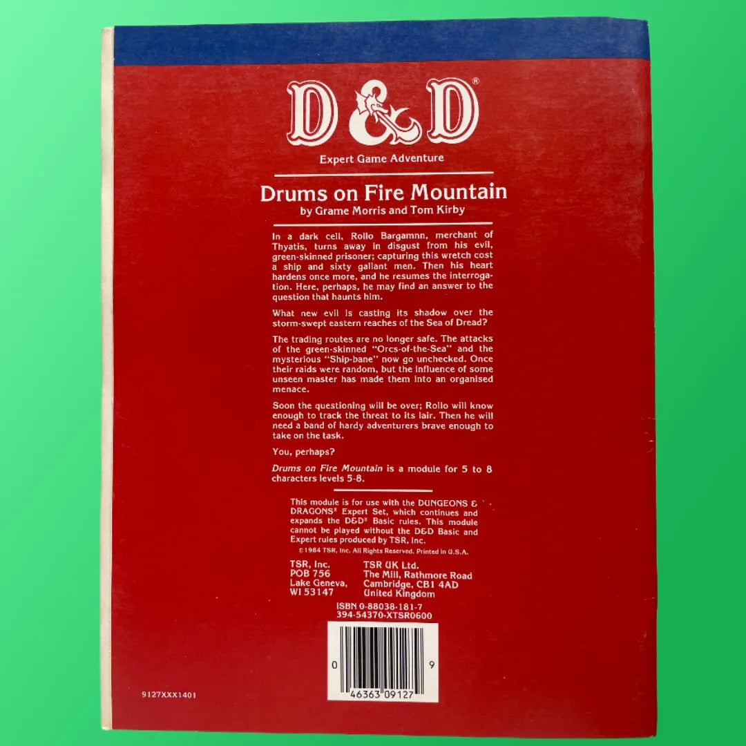 Drums on Fire Mountain X8 9127 Dungeons & Dragons