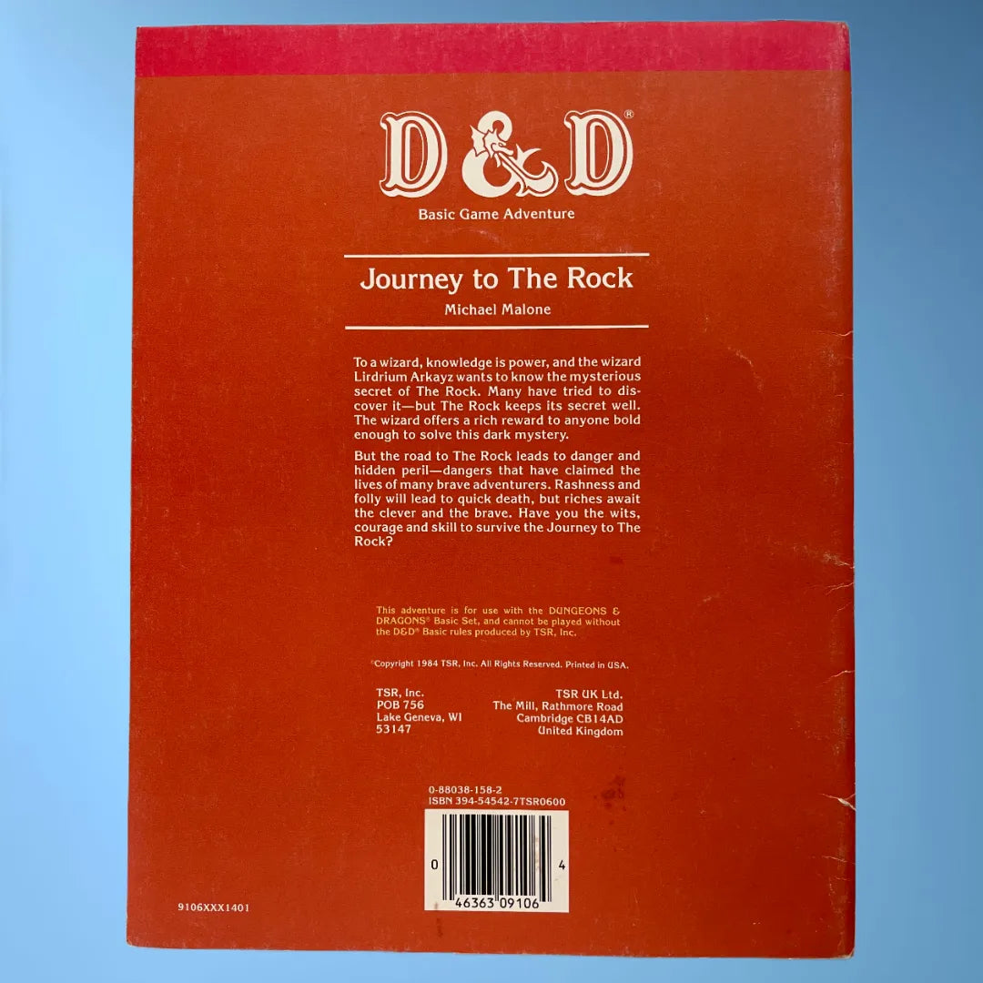 Journey to The Rock B8 9106 Dungeons & Dragons