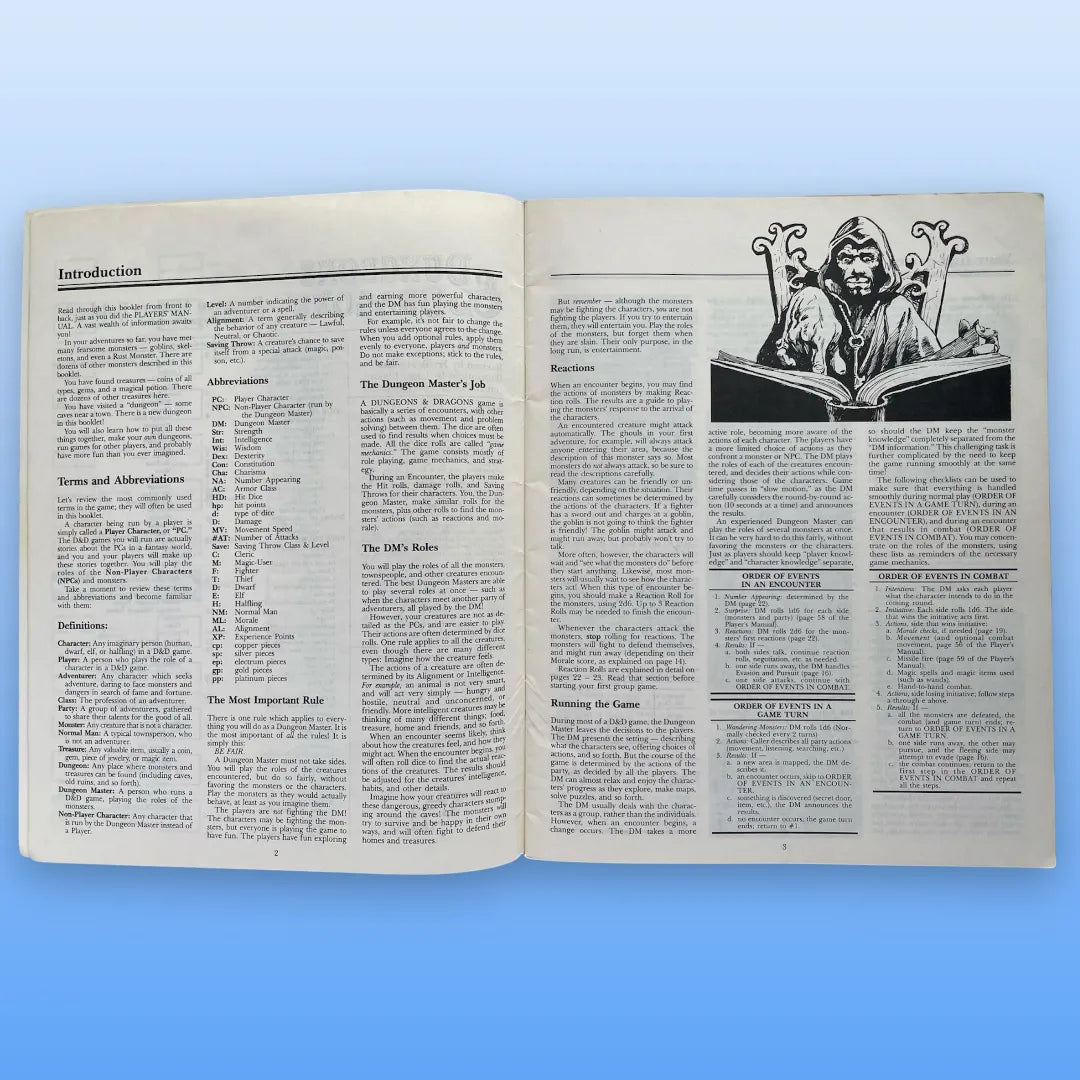 Dungeons & Dragons Dungeon Masters Rulebook 1983