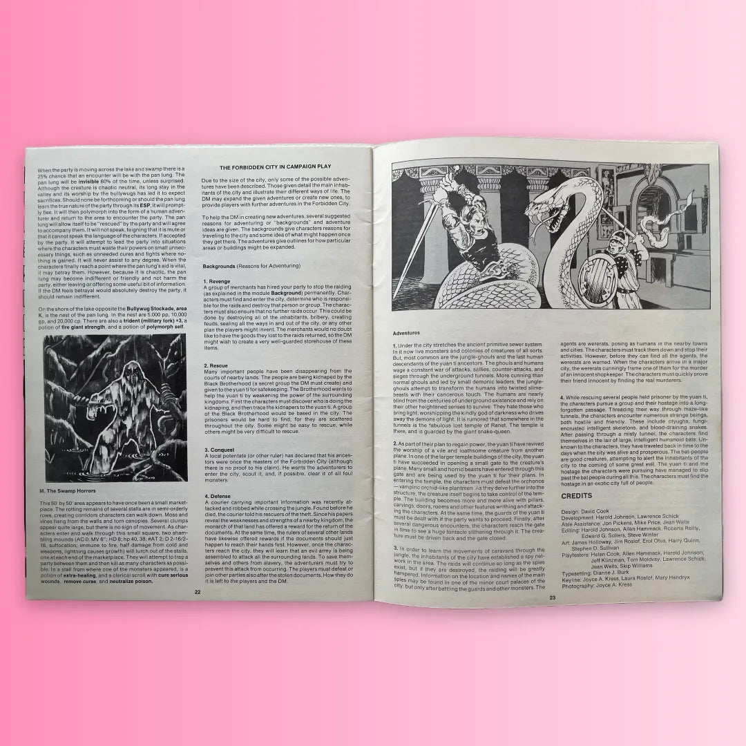 Dwellers of the Forbidden City I1 9046 AD&D 1e - Lichyard Games