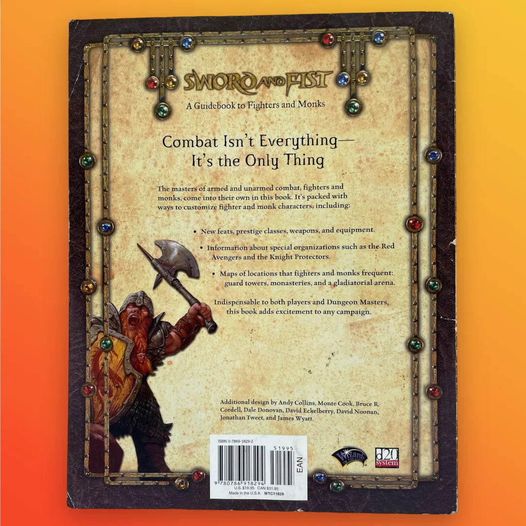 Sword and Fist: A Guidebook to Fighters and Monks Dungeons & Dragons 3e