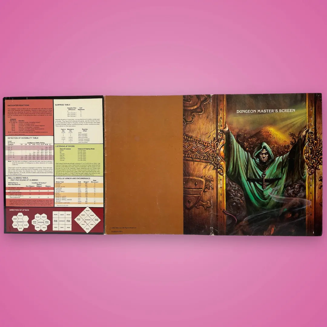 Dungeon Masters and Players Screens REF1 AD&D 1e