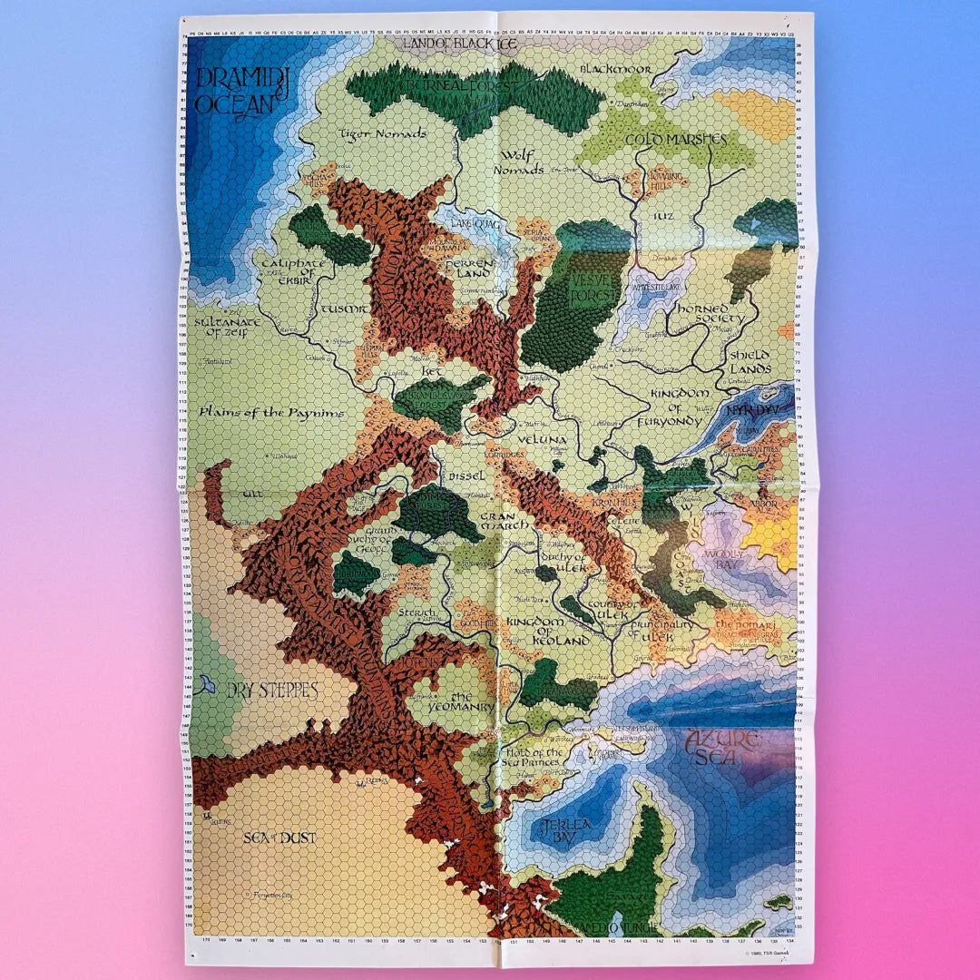 The World of Greyhawk Folio Advanced Dungeons and Dragons